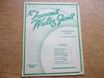 FAMOUS WALTZ GEMS -PIANO/ACCORDEON/KEYBOARD, Muziek en Instrumenten, Bladmuziek, Gebruikt, Klassiek, Ophalen of Verzenden, Artiest of Componist