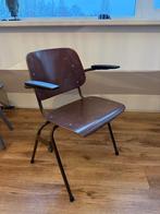 Stoel met armleuning, Huis en Inrichting, Stoelen, Ophalen, Gebruikt, Bruin, Eén