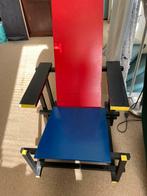 Rietveld stoel rood blauw replica, Huis en Inrichting, Stoelen, Ophalen, Zo goed als nieuw, Blauw, Eén