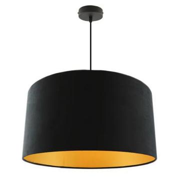 Hanglamp Urvin zwart velours goud Olucia beschikbaar voor biedingen