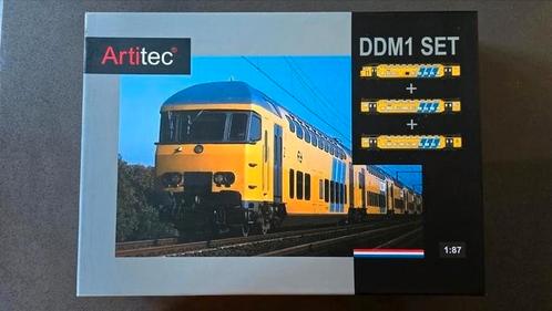 Artitec DDM-1 Tijger set, NS Dubbeldekker gelijkstroom, Hobby en Vrije tijd, Modeltreinen | H0, Zo goed als nieuw, Gelijkstroom