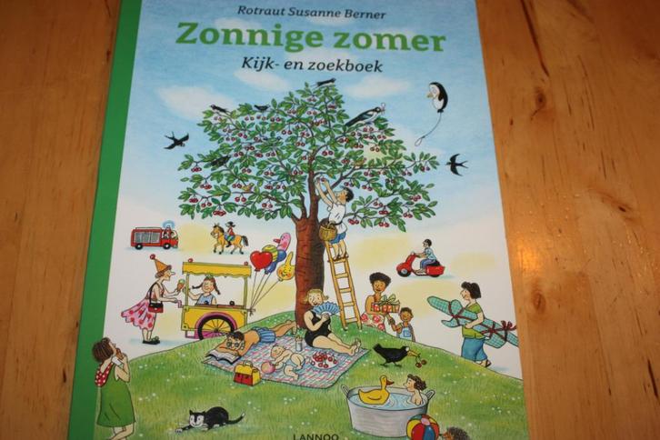 Zonnige zomer, Rotraut Susanne Berner  karton, Boeken, Kinderboeken | Kleuters, Gelezen, Fictie algemeen, 4 jaar, Jongen of Meisje
