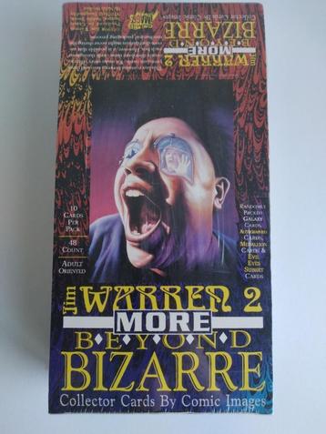 Jim Warren 2 More Beyond Bizarre wax box 48 packs x 10 cards beschikbaar voor biedingen
