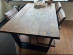 Goossens Eettafel - Robuust & Stijlvol, Huis en Inrichting, Tafels | Eettafels, Ophalen, Gebruikt, 100 tot 150 cm, Eikenhout