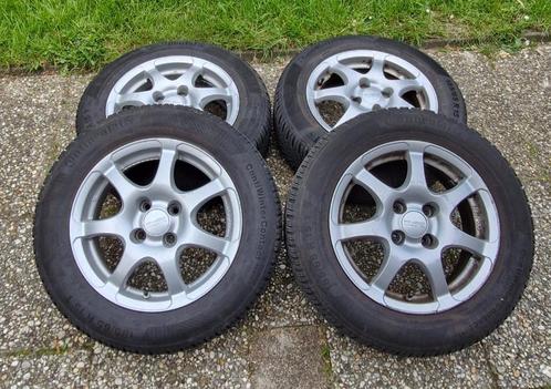 Winterbanden met velg Nissan Note of Micra, Auto-onderdelen, Banden en Velgen, Banden en Velgen, Winterbanden, 15 inch, 185 mm