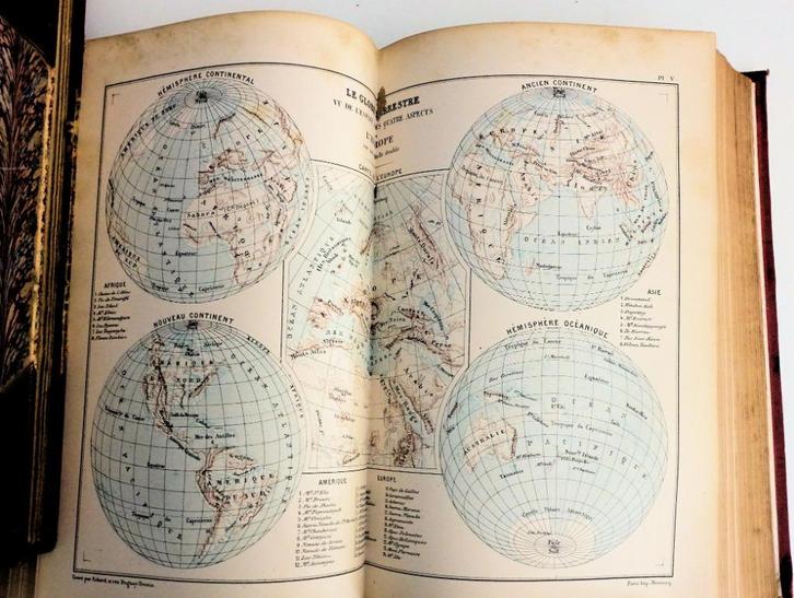 [Bergen Vulkanen] Les Montagnes 1873 Dupaigne Kleurenkaarten, Antiek en Kunst, Antiek | Boeken en Bijbels, Ophalen of Verzenden