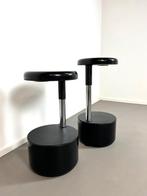 Vintage barkrukken, Roberto Lucci, Velca, Italië, jaren 70., Huis en Inrichting, Barkrukken, Ophalen, Gebruikt, In hoogte verstelbaar