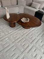 Organische vorm salontafel Oakley van Richmond, Huis en Inrichting, Tafels | Salontafels, 100 tot 150 cm, Eikenhout, Zo goed als nieuw