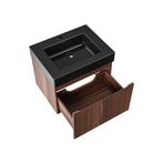 Badkamermeubel Ela Walnoot 60cm Ribbelfront + Wastafel, Huis en Inrichting, Stoffering | Gordijnen en Lamellen, Kometenplein 33 ’s Hertogenbosch 5215 MB