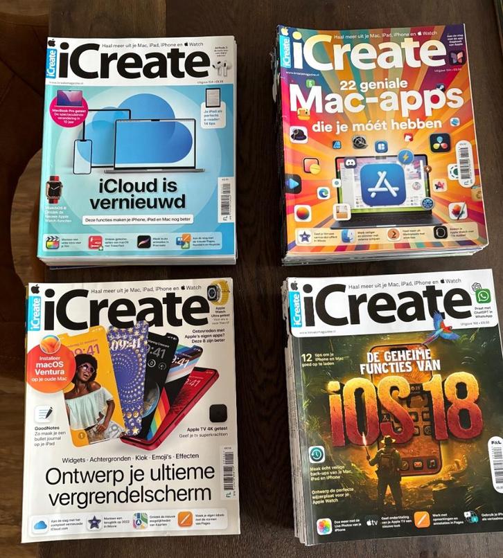 iCreate jaargangen 2021-2022-2023, Boeken, Tijdschriften en Kranten, Nieuw, Overige typen, Ophalen of Verzenden