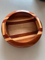 Vintage bowl hout, Schaal, Rond, Ophalen of Verzenden, Zo goed als nieuw