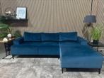 “GRATIS LEVERING” Prachtige velvet blauwe hoekbank 240x150, Huis en Inrichting, Banken | Bankstellen, 250 tot 300 cm, 125 tot 150 cm