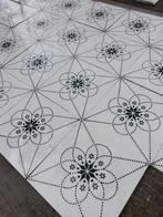 29m2 Antieke wandtegels fijn donkergroen decor en 50 rand, Ophalen