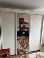 Drie deurs schuifkast, Huis en Inrichting, Kasten | Kledingkasten, Ophalen, Gebruikt, 200 cm of meer, Met hangruimte