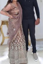 Lehenga Choli lila mauve, Ophalen of Verzenden, Zo goed als nieuw, Paars, Overige typen