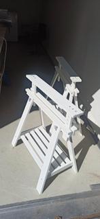 2x Ikea schragen, wit, stevig en klaar voor gebruik, Doe-het-zelf en Verbouw, Werkbanken, Ophalen of Verzenden, Zo goed als nieuw