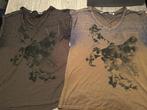 2x bruin shirt / garcia jeans / XL, Kleding | Dames, T-shirts, Gedragen, Ophalen of Verzenden