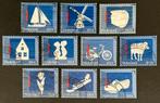 Nederlandse Iconen 2014 complete serie 3140/3149 -2, Ophalen of Verzenden, Na 1940, Gestempeld