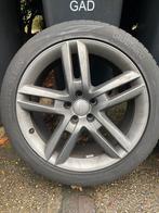 Originele 19 inch Audi Velgen(antraciet) + Winterbanden +7mm, Auto-onderdelen, Banden en Velgen, Gebruikt, 255 mm, Banden en Velgen