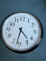 IKEA Klok 59cm - Zwarte Rand, Ophalen, Gebruikt, Analoog, Wandklok