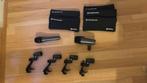 Sennheiser drum microfoonset + kabels, Muziek en Instrumenten, Microfoons, Ophalen, Gebruikt