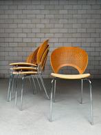 4x Fredericia Trinidad Chair 3396 by Nanna Ditzel, Huis en Inrichting, Stoelen, Ophalen, Gebruikt, Overige kleuren, Metaal