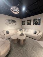 Hoekbank + Poef verkrijgbaar in 2 kleuren!, Ophalen, 100 tot 125 cm, Hoekbank, Stof