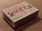 Graphistamp houten stempel -  S1042 Noël, Ophalen of Verzenden, Nieuw, Houten stempel
