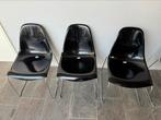 6 Pedrali stoelen, Huis en Inrichting, Stoelen, Ophalen, Kunststof, Gebruikt, Zwart
