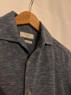 Profuomo The Knitted Shirt maat 39, Blauw, Halswijdte 39/40 (M), Ophalen of Verzenden, Profuomo