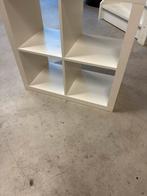 Witte vakkenkast 4-vaks – strak – direct mee (SNEL WEG), Huis en Inrichting, Kasten | Wandmeubels, Ophalen of Verzenden, Zo goed als nieuw
