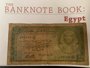 Egypte Egypt P28a 25 piastres 1955 beschikbaar voor biedingen