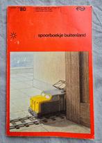 Spoorboekje buitenland 1980 zomer, Ophalen of Verzenden, Gebruikt, Trein, Boek of Tijdschrift