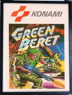 [videogame Poster in Frame] Green Beret MSX Arcade | Konami, Verzenden, Nieuw, Rechthoekig Staand
