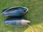 2x fender zwart 20 x 80 cm, Watersport en Boten, Ophalen, Gebruikt, Overige typen