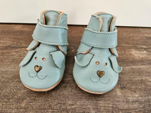 Leren babyschoentjes easy peasy maat 16/17, Kinderen en Baby's, Babykleding | Schoentjes en Sokjes, Zo goed als nieuw, Jongetje of Meisje
