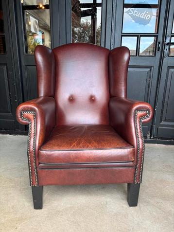 Lounge Atelier Fauteuil Model London Old Saddle beschikbaar voor biedingen
