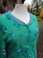 King Louie Bomber Vest XL 42 chinese bloem, Kleding | Dames, Truien en Vesten, Blauw, Maat 42/44 (L), Ophalen of Verzenden, Zo goed als nieuw