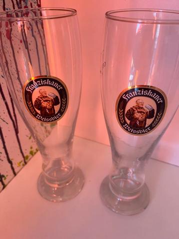 Franziskaner bierglazen set van 2 glazen beschikbaar voor biedingen