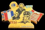 D- Day 1944-1994 Lions Club Caen Doyen pin, Verzamelen, Speldjes, Pins en Buttons, Verzenden, Nieuw, Transport, Speldje of Pin