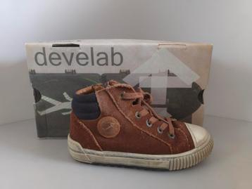 Develab 41609 schoenen veterschoenen leer cognac maat 29 beschikbaar voor biedingen