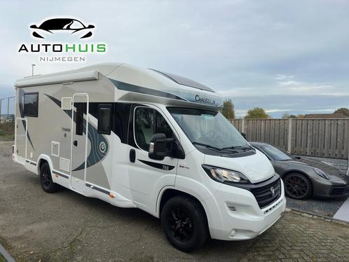 Fiat Ducato Chausson titanium vip 788 Automaat Airco Navigat, Caravans en Kamperen, Campers, Bedrijf, Half-integraal, Fiat, Diesel