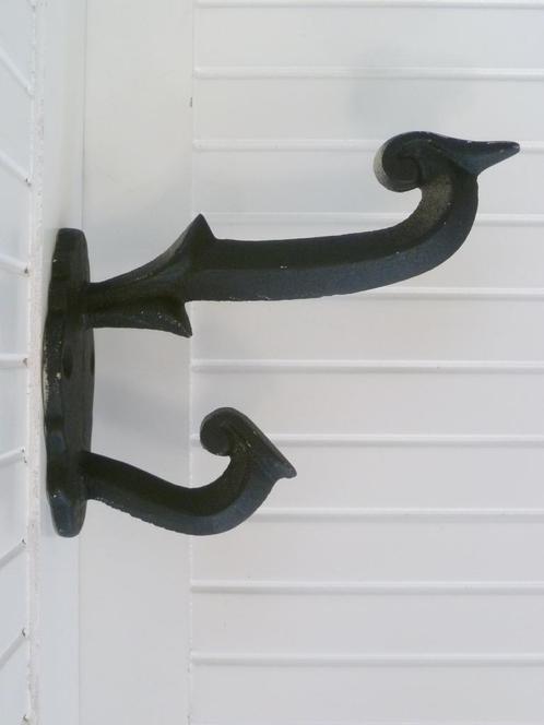 leuke vintage dubbele ophanghaak / wandhaak / kapstokhaak..., Huis en Inrichting, Woonaccessoires | Kapstokken, Nieuw, Wandhaken