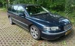 Volvo V70 2.3 T-5 250PK LPG AUT 2001 Blauw - open dak - leer, Auto's, Volvo, 1800 kg, Beige, Blauw, Stationwagon