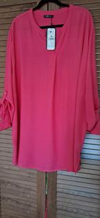 Prachtige fuchiakleurige tuniek NIEUW.Maat 54, Kleding | Dames, Grote Maten, Verzenden, Nieuw, Blouse of Tuniek