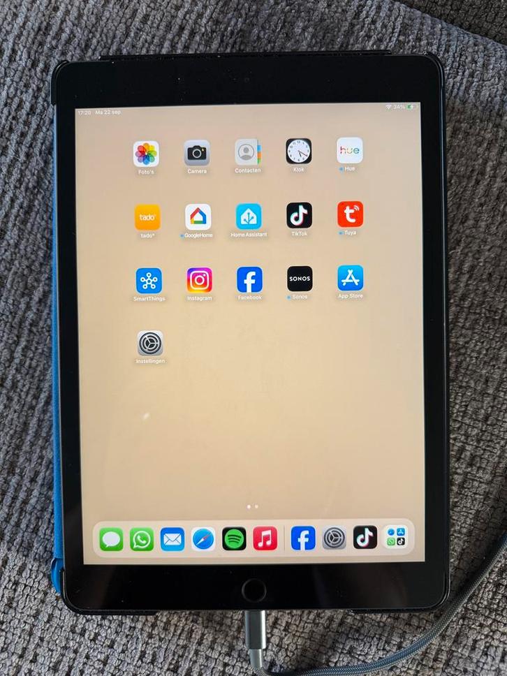iPad 7e generatie 128GB - Zwart - 4G simkaart mogelijkheid, Computers en Software, Apple iPads, Zo goed als nieuw, Apple iPad