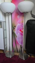 2 vloerlampen, Ophalen, Zo goed als nieuw, Glas, 100 tot 150 cm
