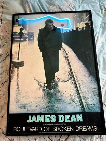 James Dean Neon Kunstwerk – Boulevard of Broken Dreams beschikbaar voor biedingen