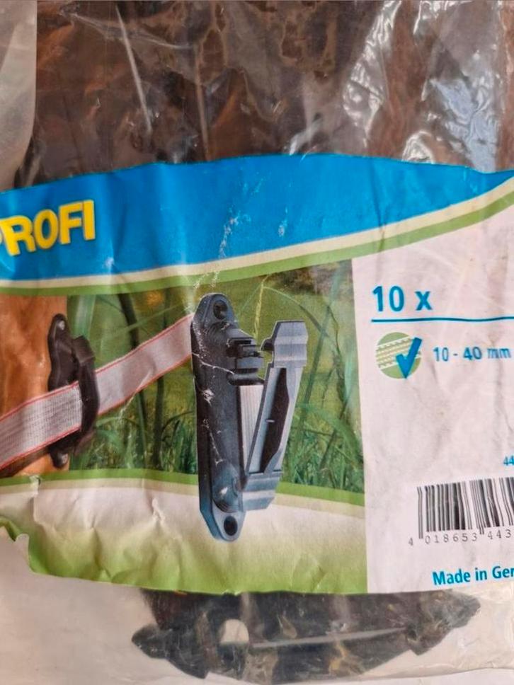 Klemisolator Schriklint 10-40mm - 38 stuks, Dieren en Toebehoren, Stalling en Weidegang