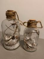 2 Kersflesjes met Licht - Decoratieve Flessen, Ophalen of Verzenden
